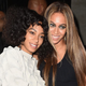 Solange and Beyonce attend the Balmain and Olivier Rousteing after the Met Gala Celebration on May 2, 2016 in New York, New York.